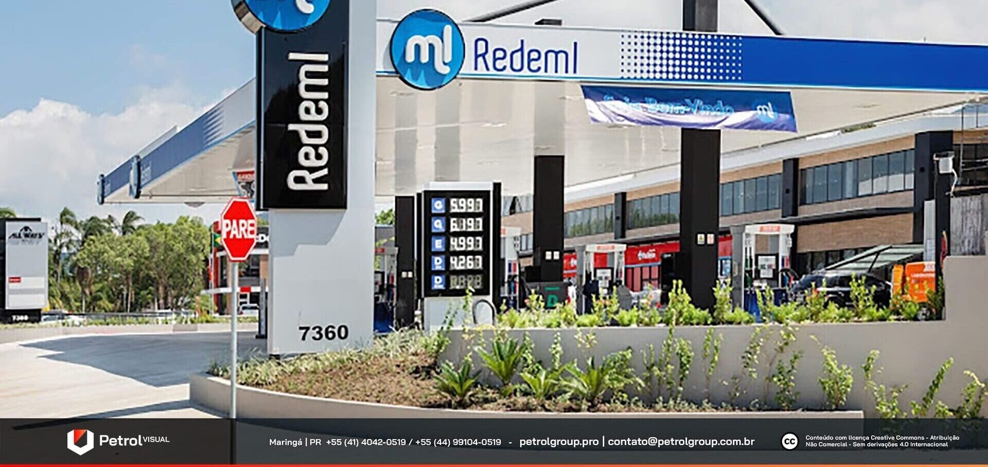 Fachada Posto de Combustível Rede ML Petrol Group