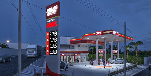 Filling Station Visual Design: Mil | Petrol Group