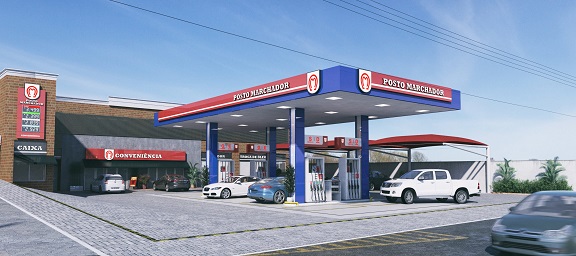 projeto identidade visual posto de combustivel - mini