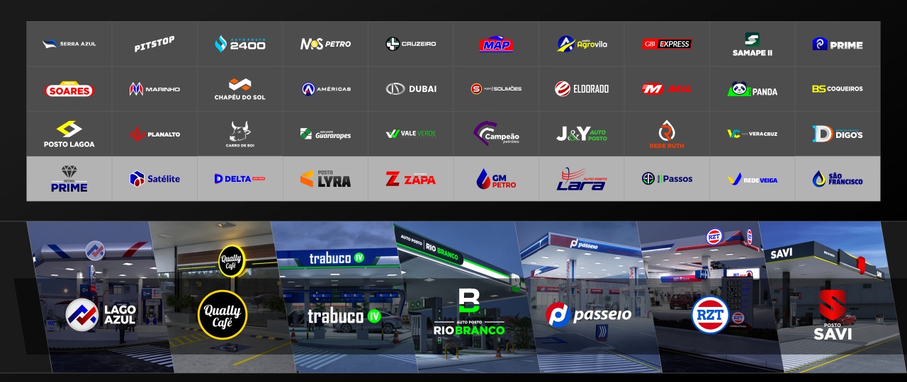 Gas station Portfolio Logo