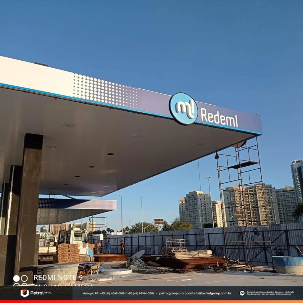 facade for gas station