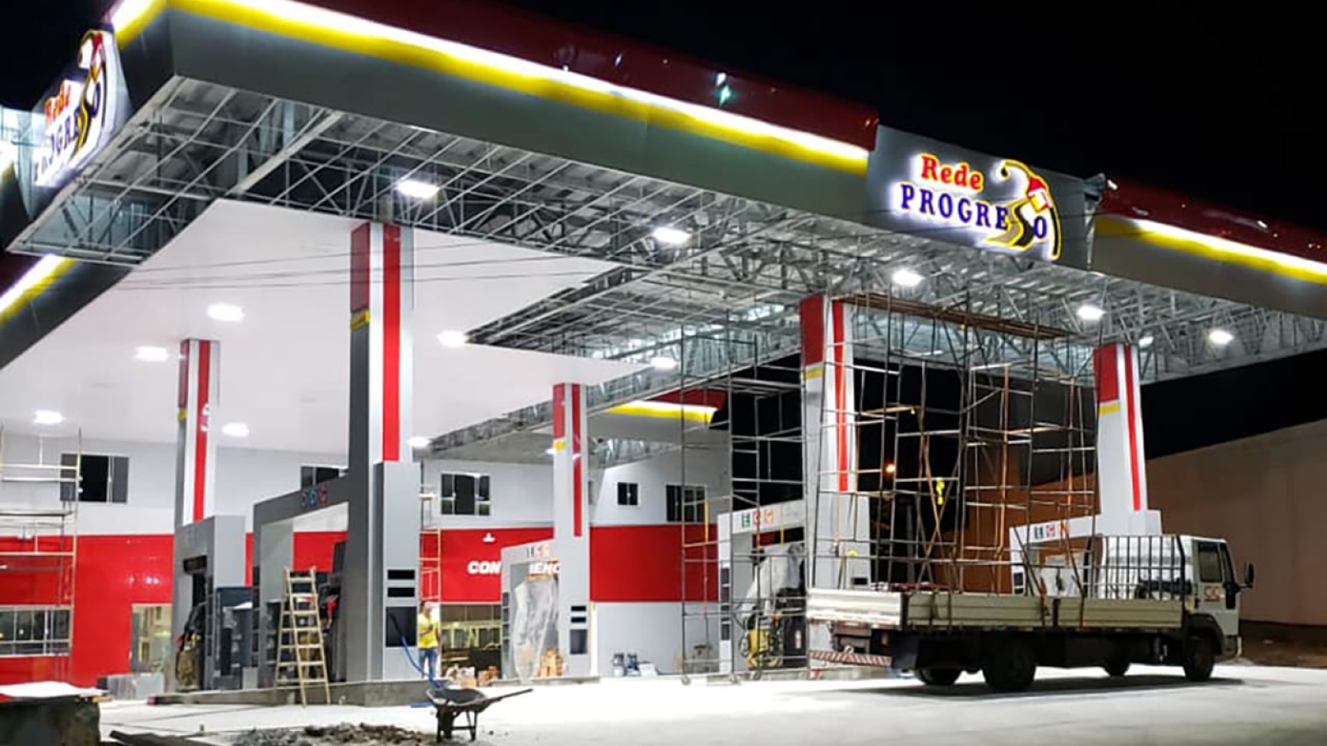 Gasoline station renovation
