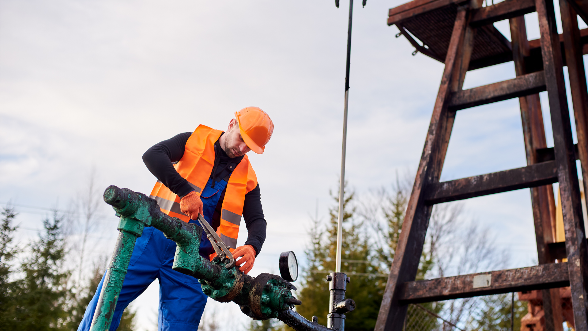 building a gas station