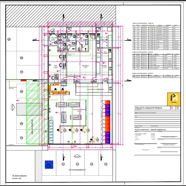 architecture fuel station