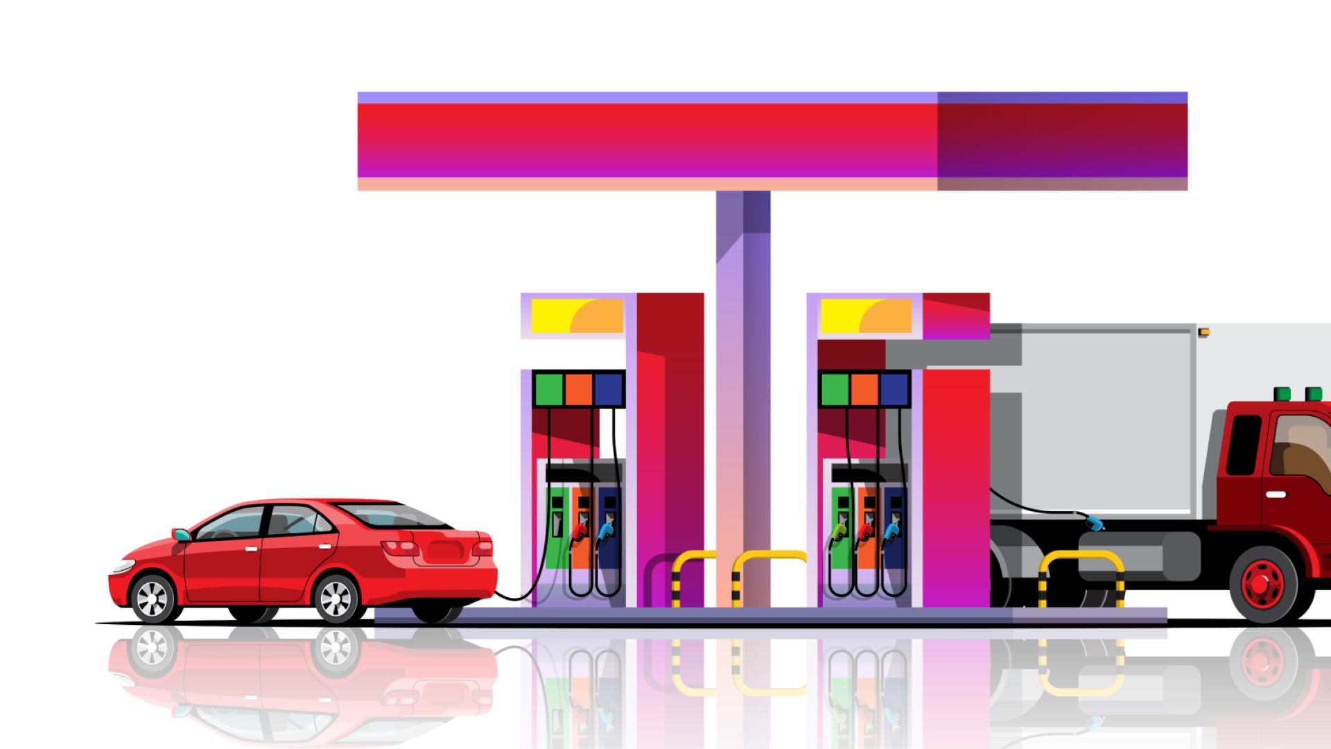 small gas station project