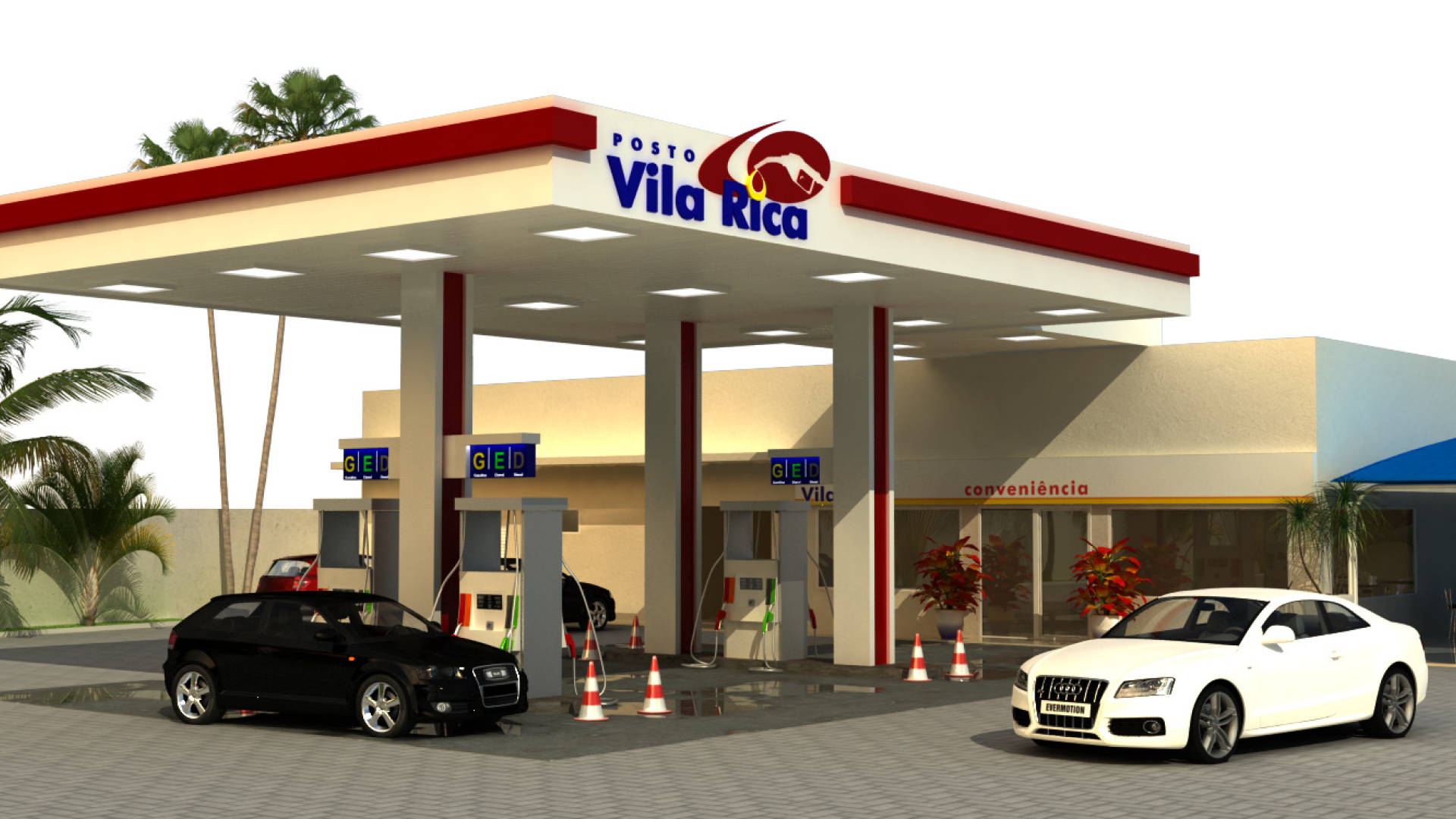 gas station design