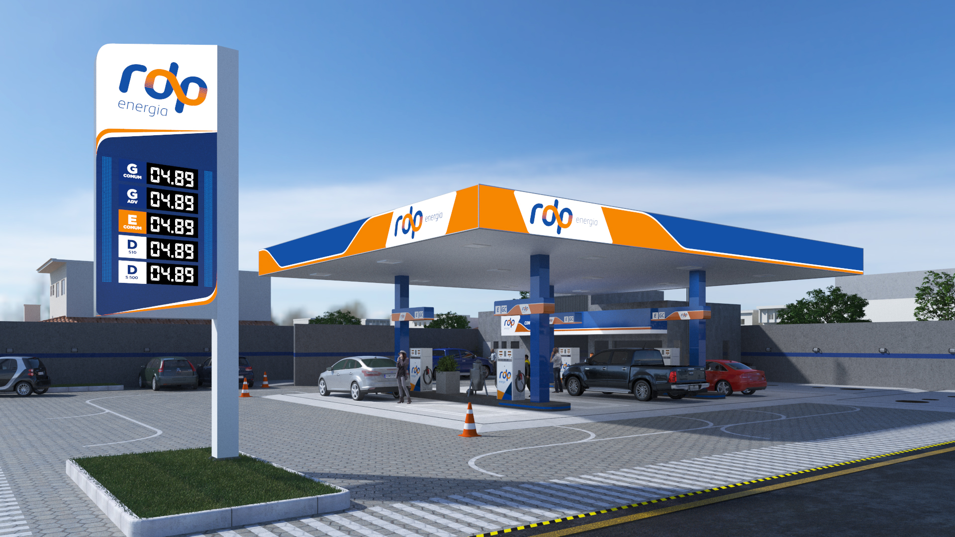 gas station chain design