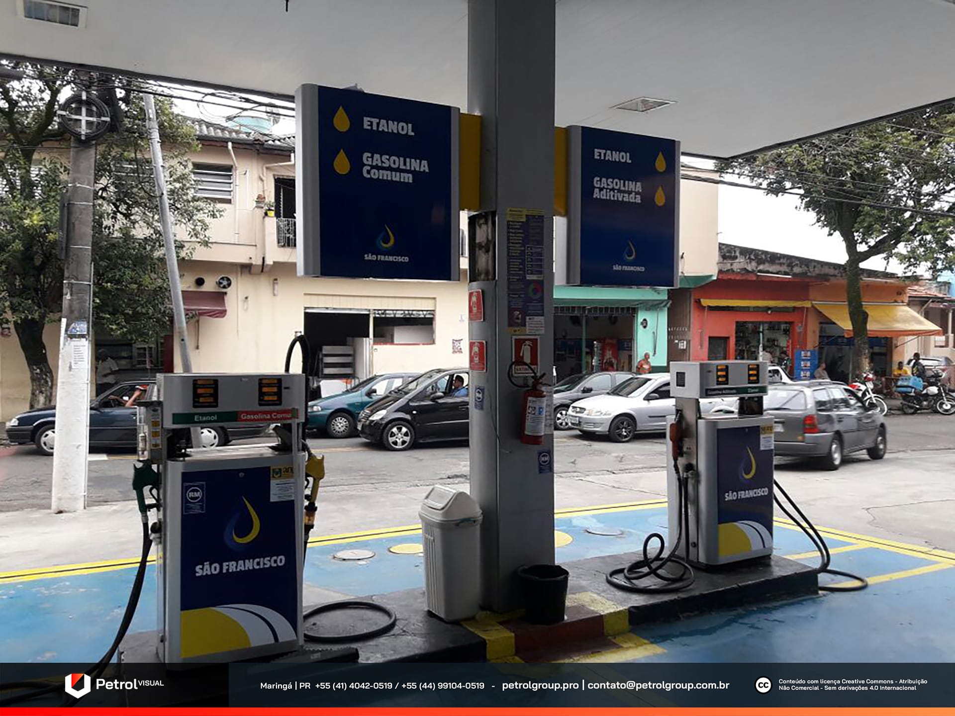 futuristic gas station fueling image Cabo de Santo Agostinho PE