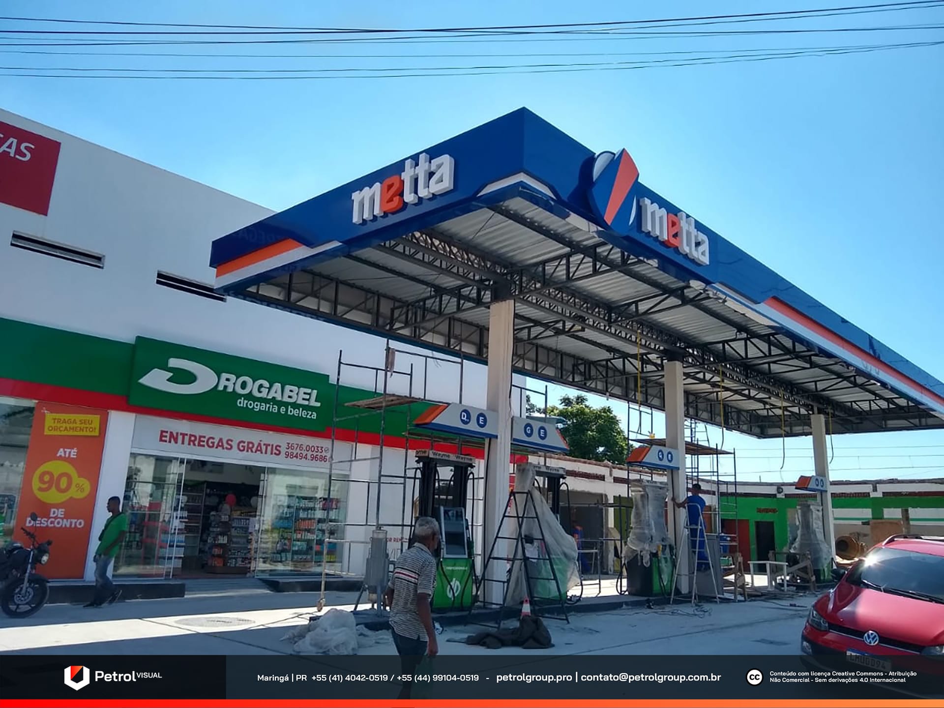 visual communication gas station Guarapuava PR