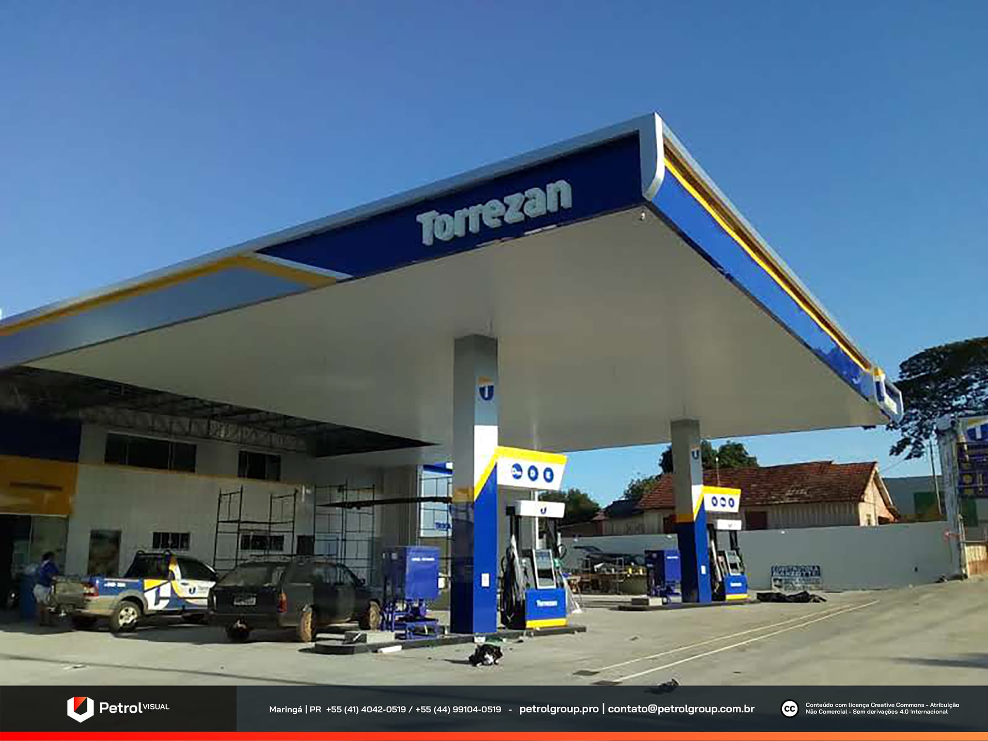 gas station visual communication Campo Largo PR