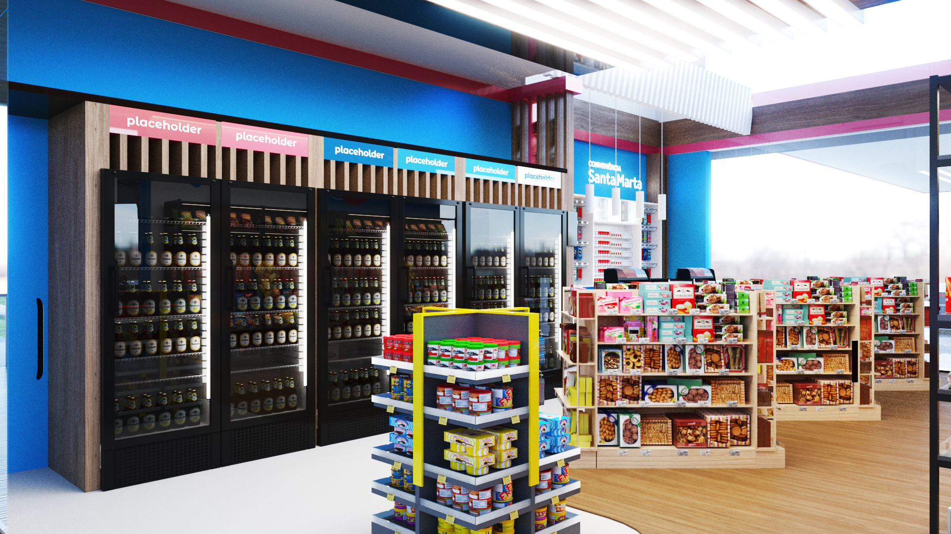 convenience store decoration