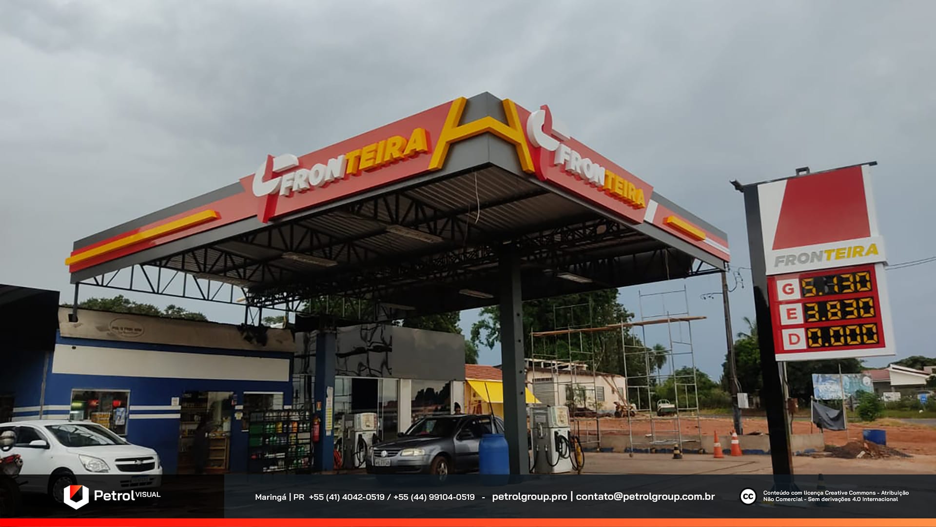 visual identity gas station company iguatu ce