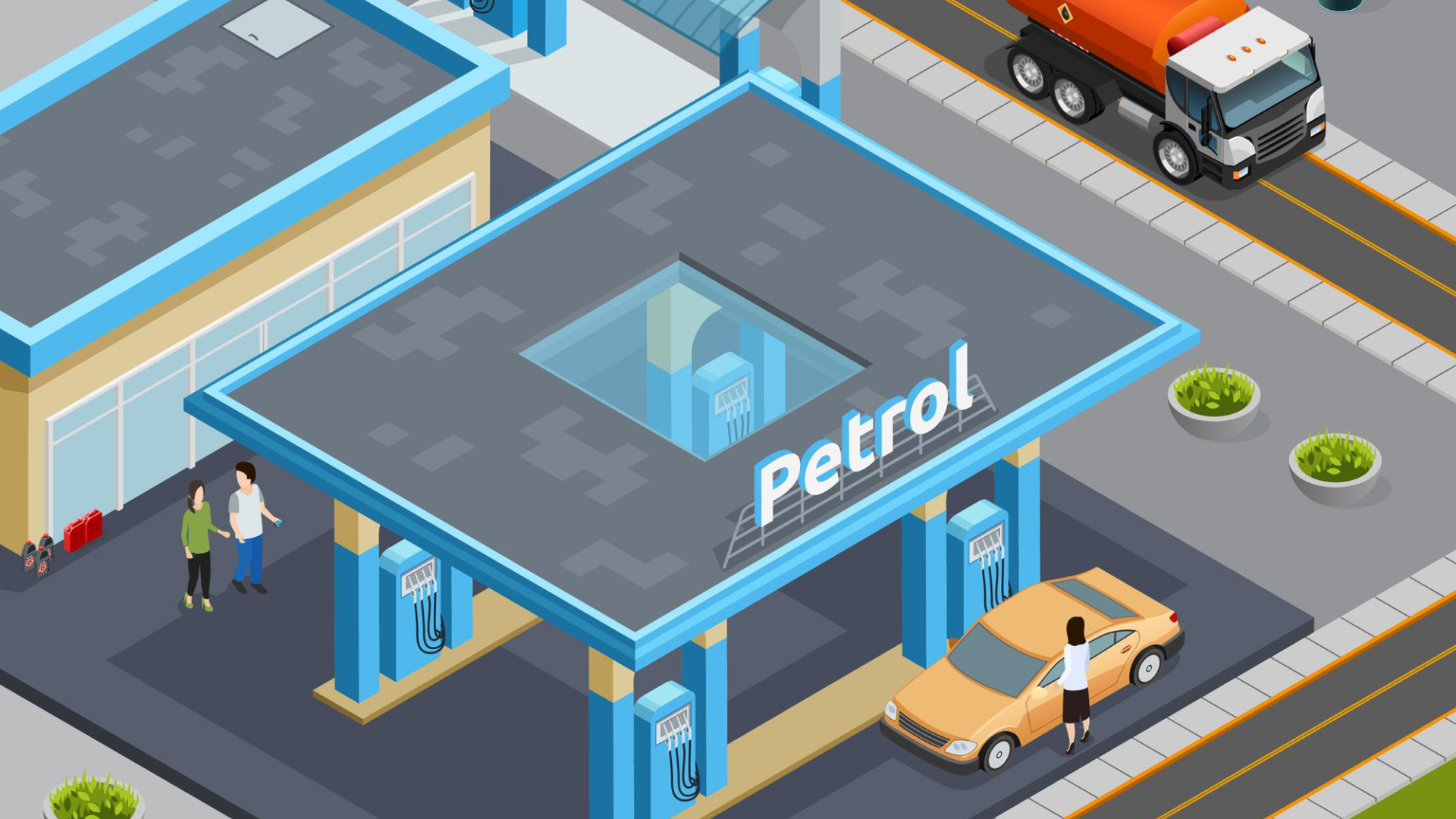 open a small gas station