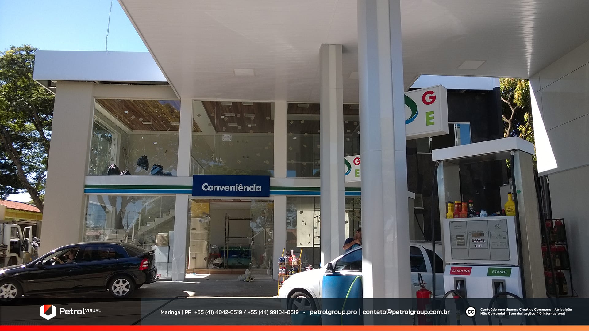 renovation before and after gas station Cariacica ES