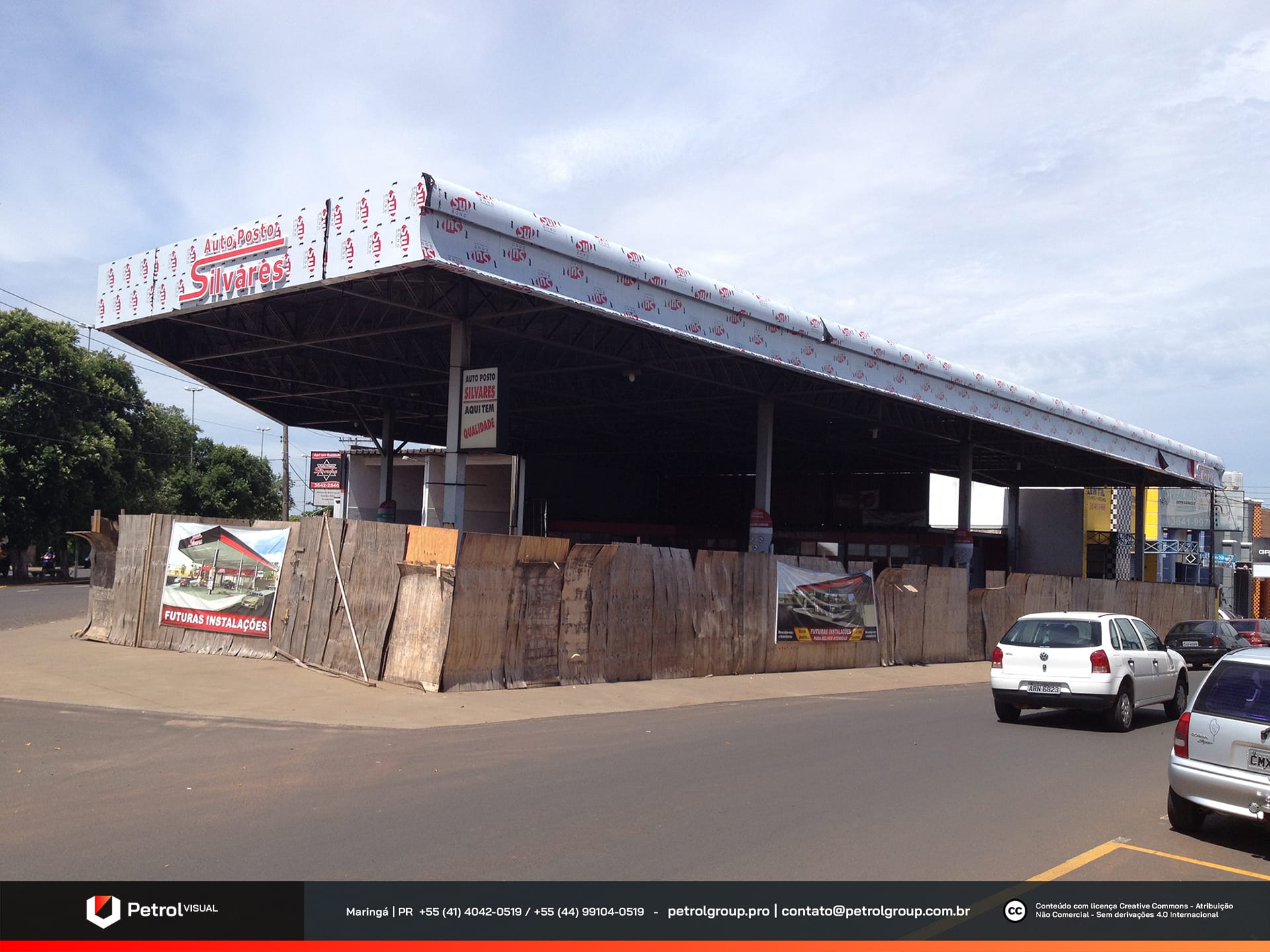 renovation at gas station Itaborai RJ