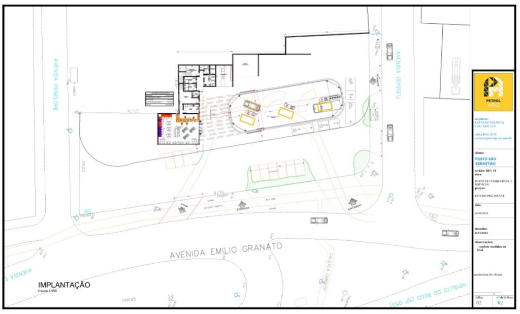 gas station memorial descritivo