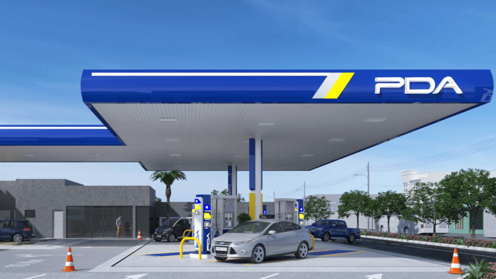 Modern Fuel Station Design
