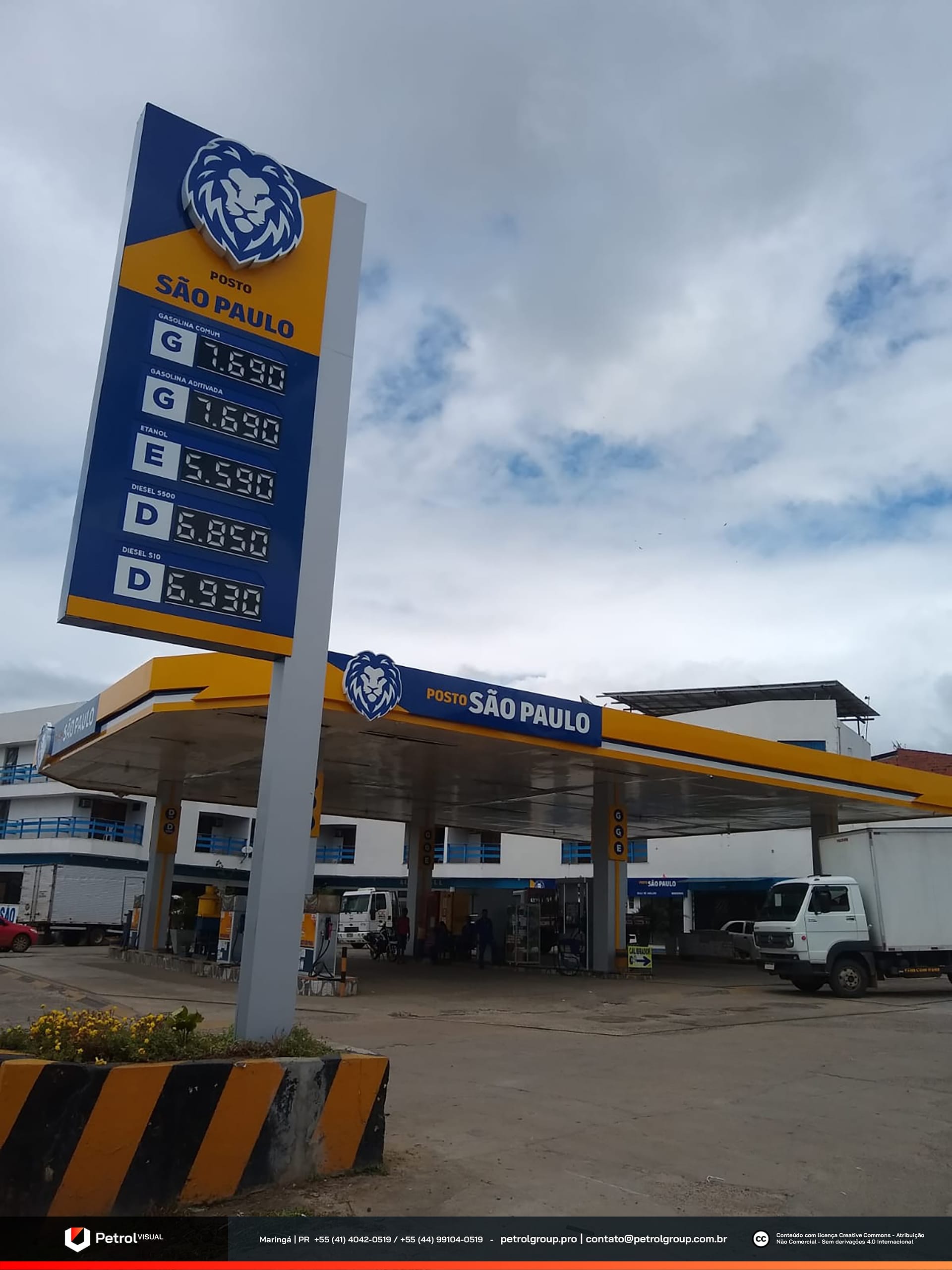 ACM gas station fascia Mesquita RJ