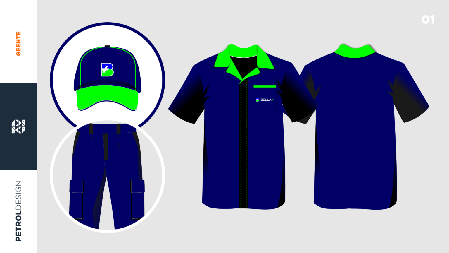 Uniforme Posto de gasolina Bella+