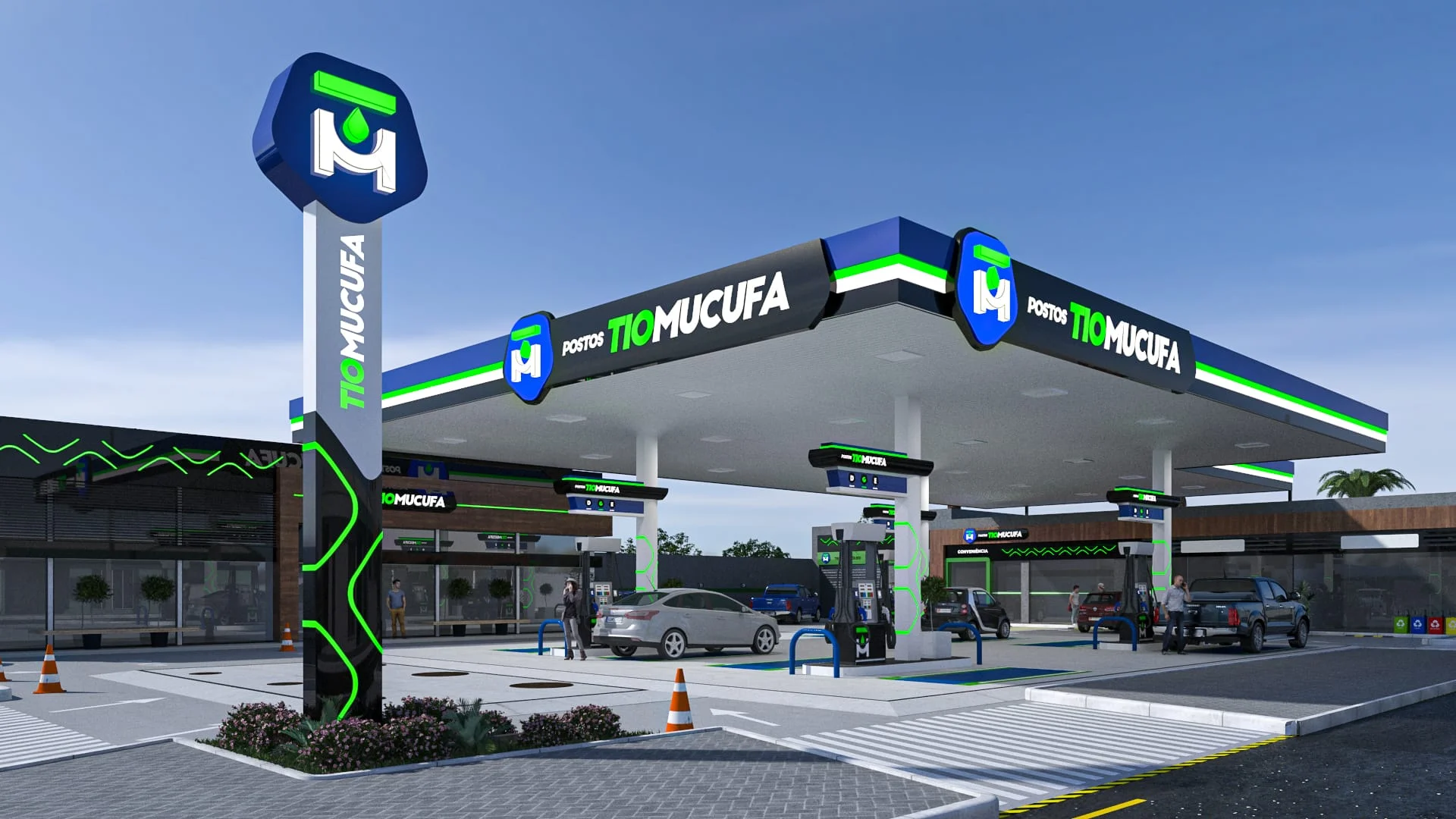 Projeto de arquitetura de posto de combustível
