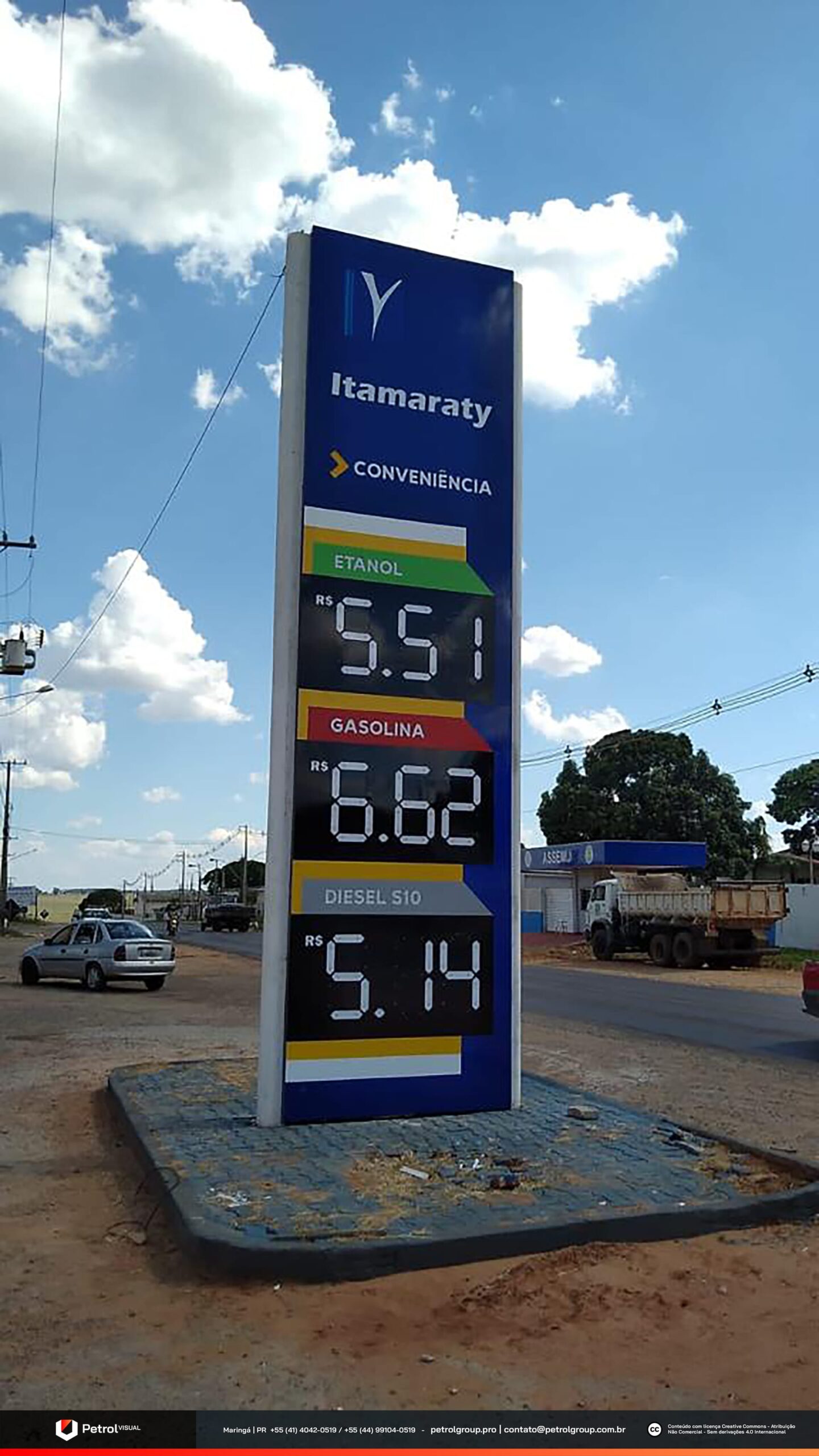 fachada de posto de combustivel Canoas RS