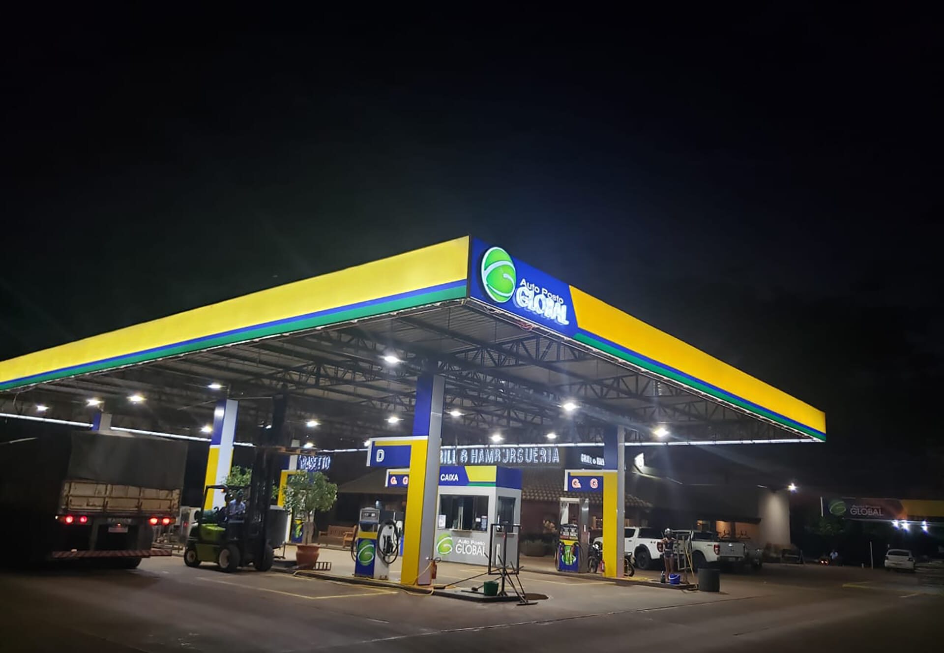 Fachada posto de combustível