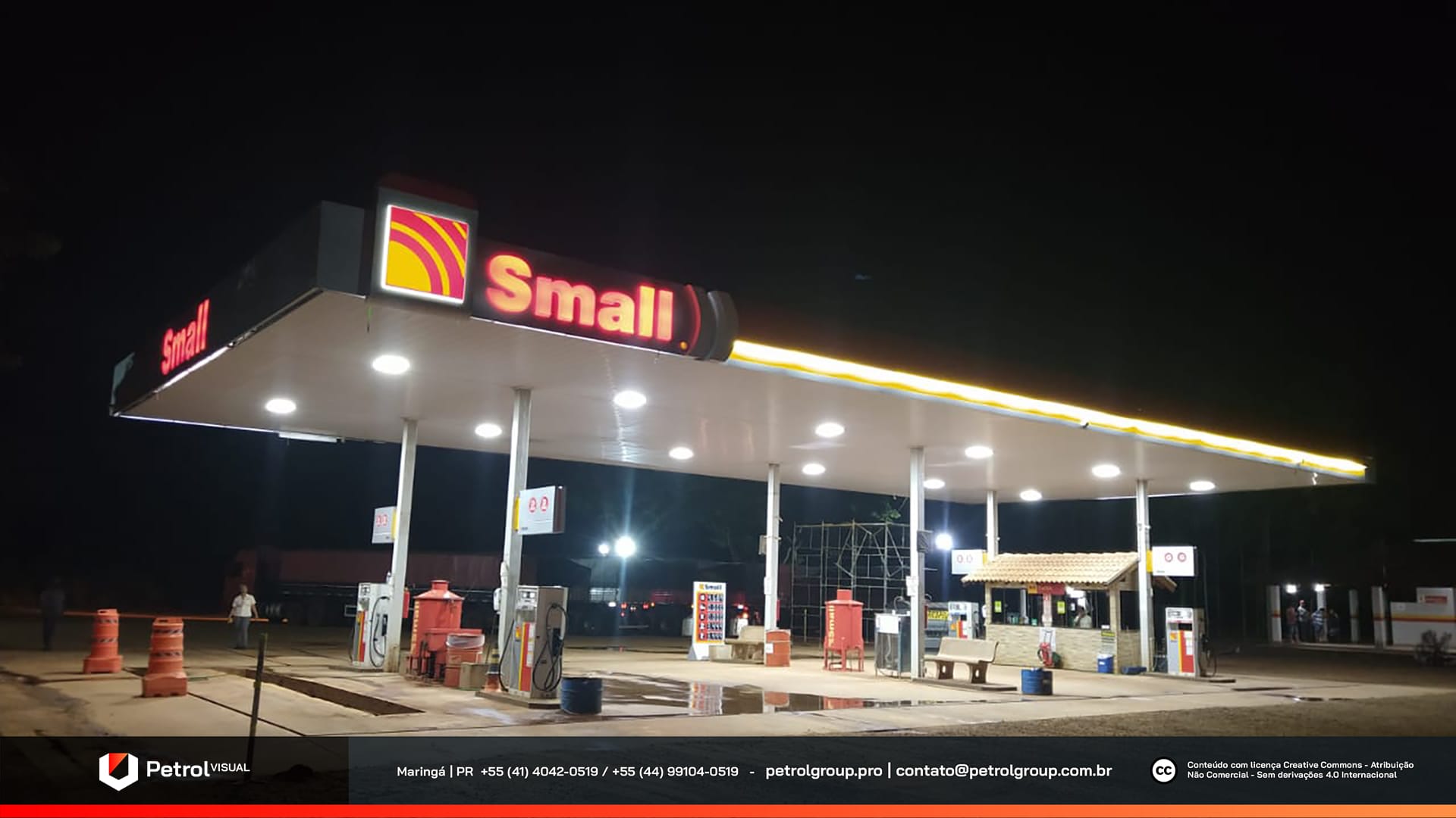 imagem de posto de gasolina bandeira branca Vitória de Santo Antão PE