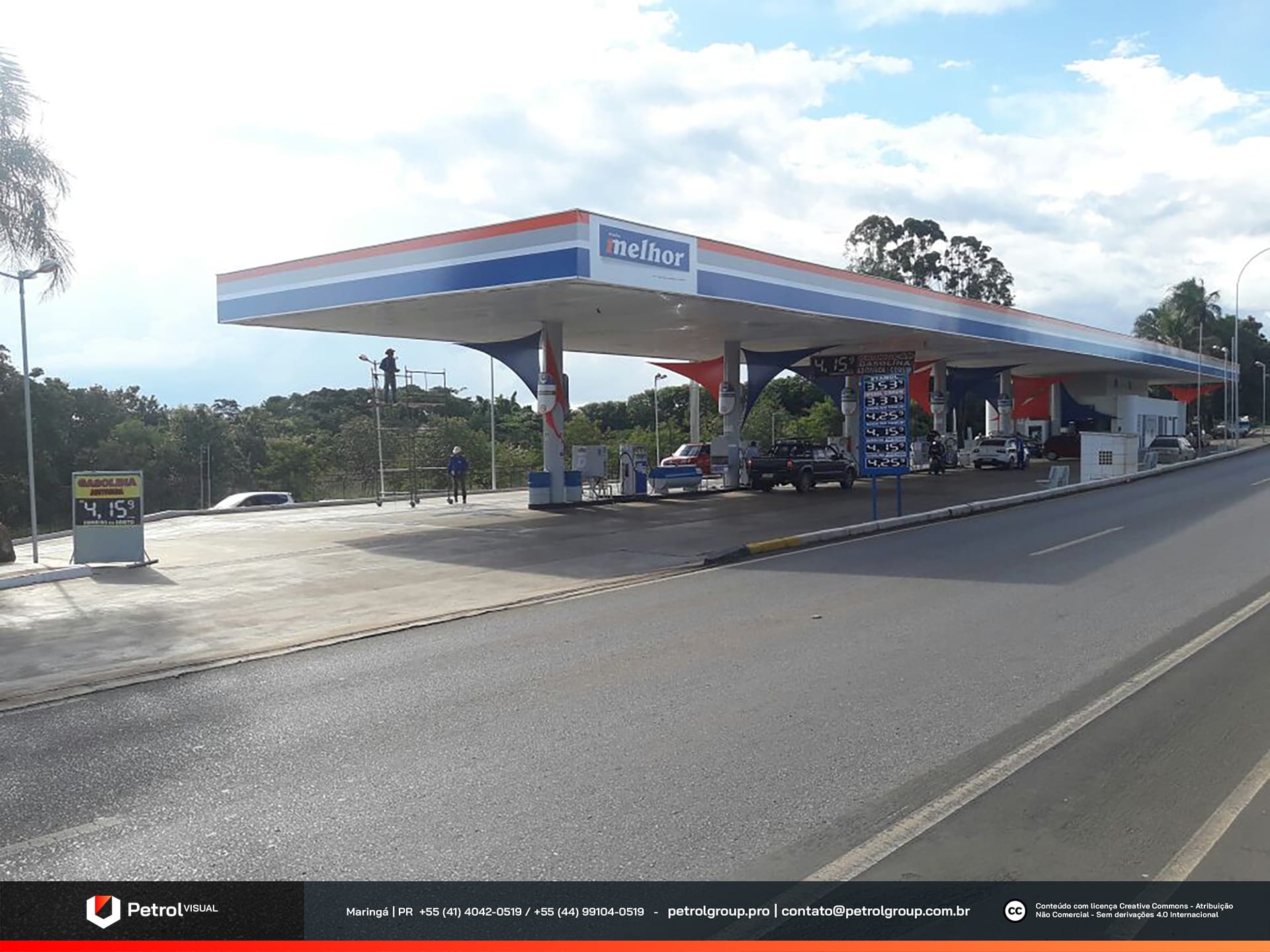renovação identidade posto de combustível Hortolândia SP
