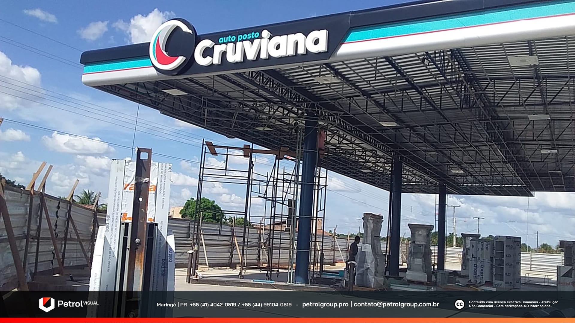 testeira para postos de combustíveis Guarapari ES