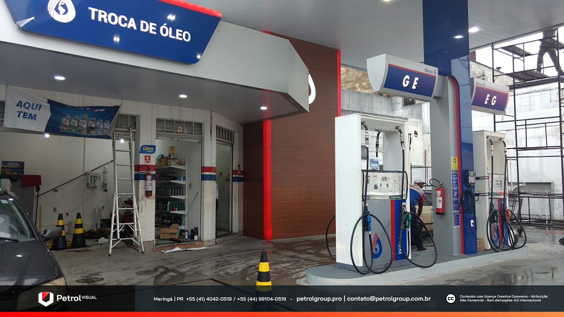 testeira posto gasolina Nilópolis RJ