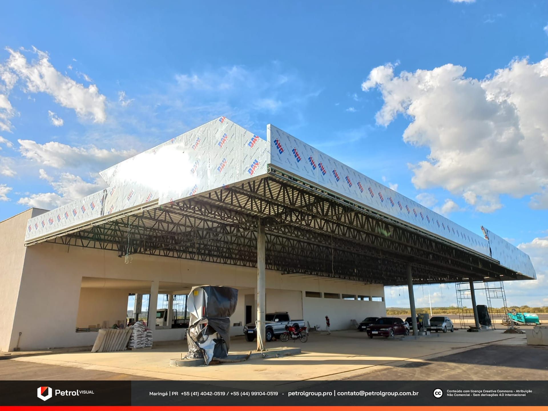 visual para posto de gasolina Foz do Iguaçu PR