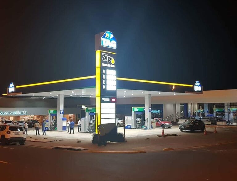reforma e comunicacao visual Posto Tag, posto de gasolina em Campo Grande MS