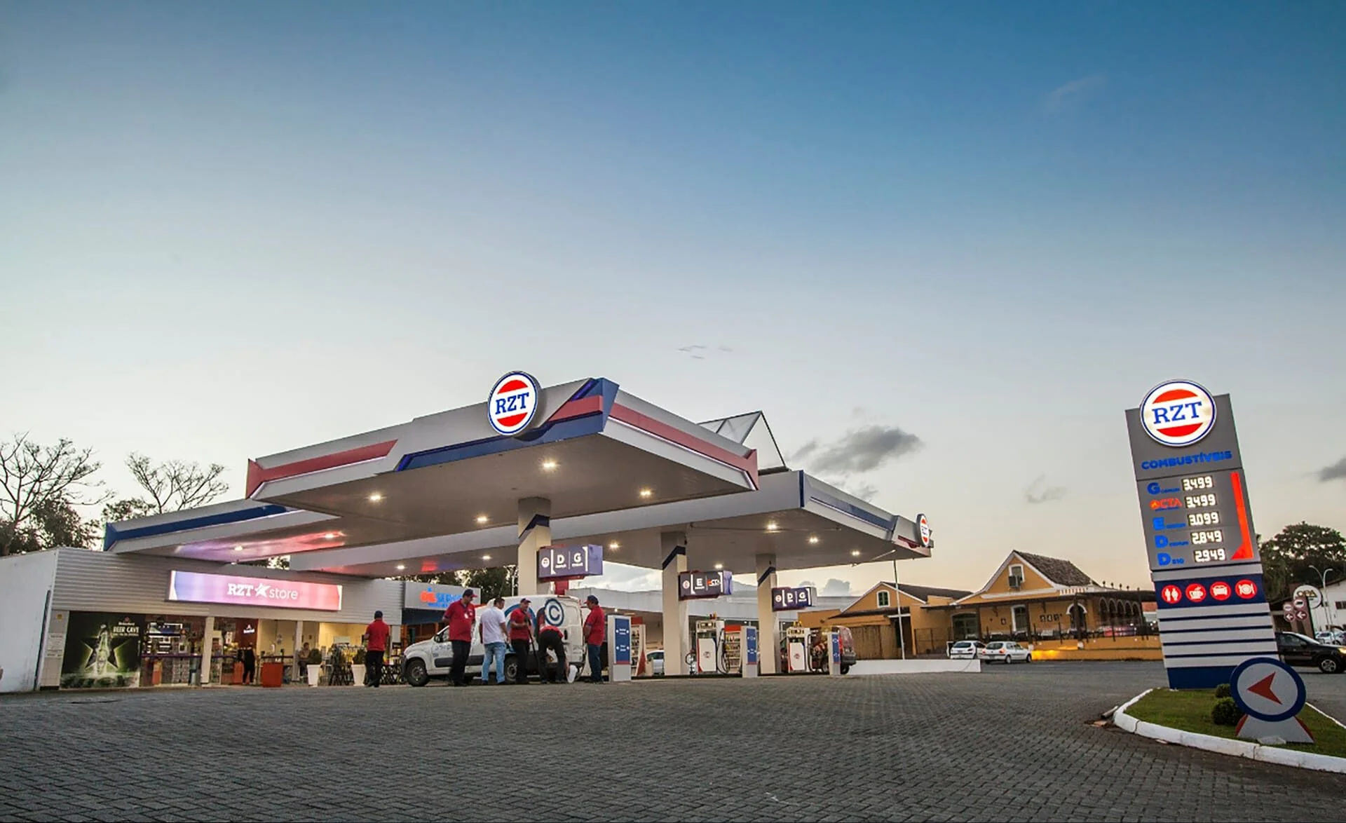 Projeto comunicação visual posto de gasolina