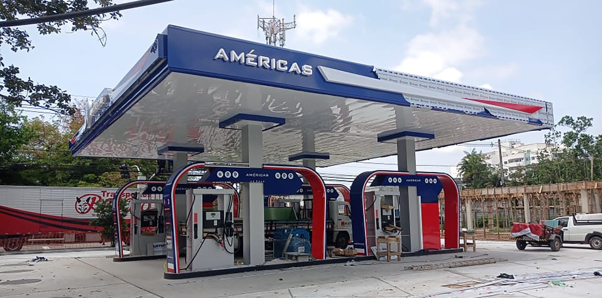 Fachada posto de combustível