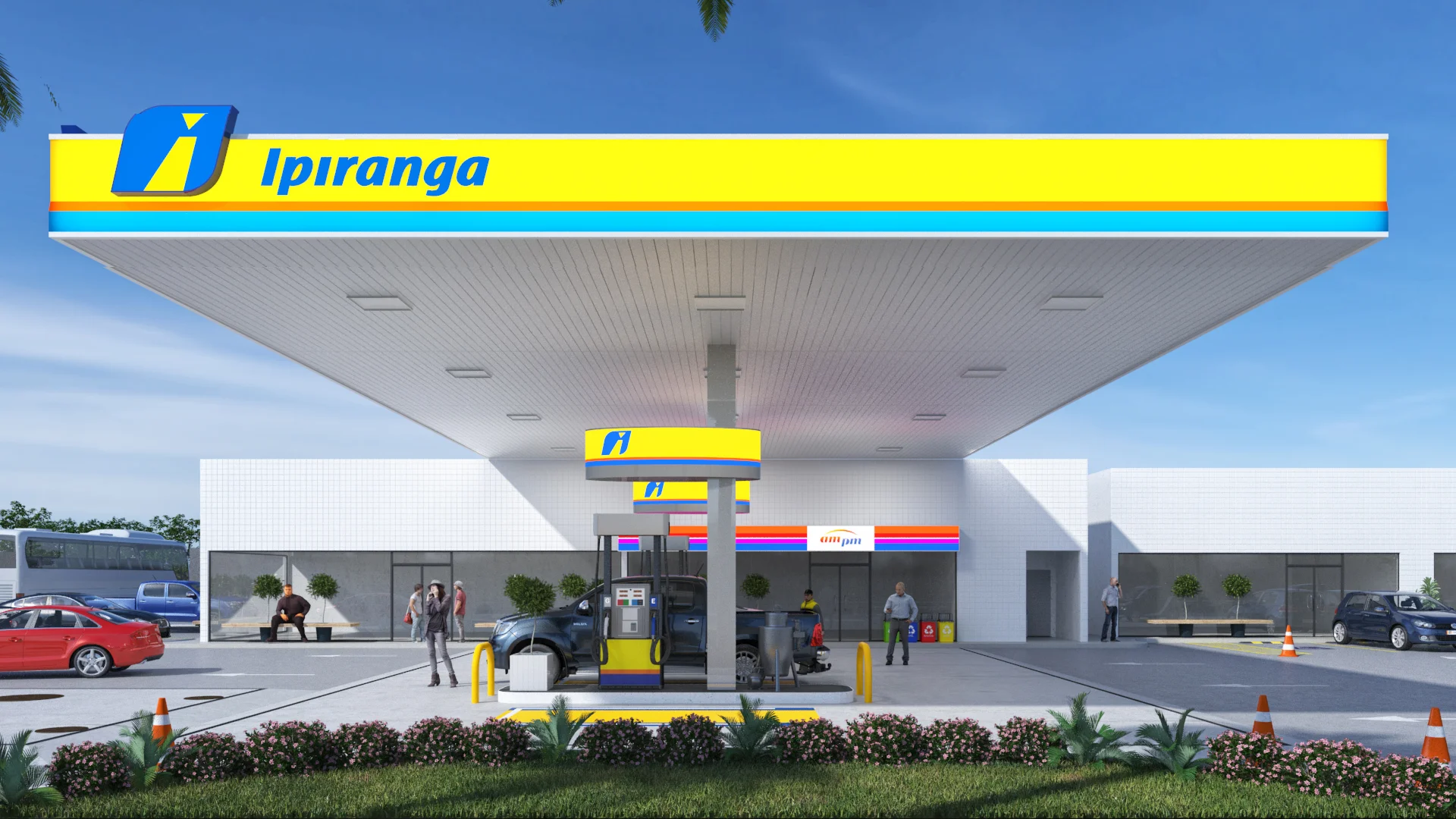 Arquitetura posto de combustível Paraíso
