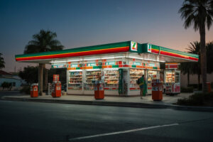 loja de conveniência em posto de combustivel