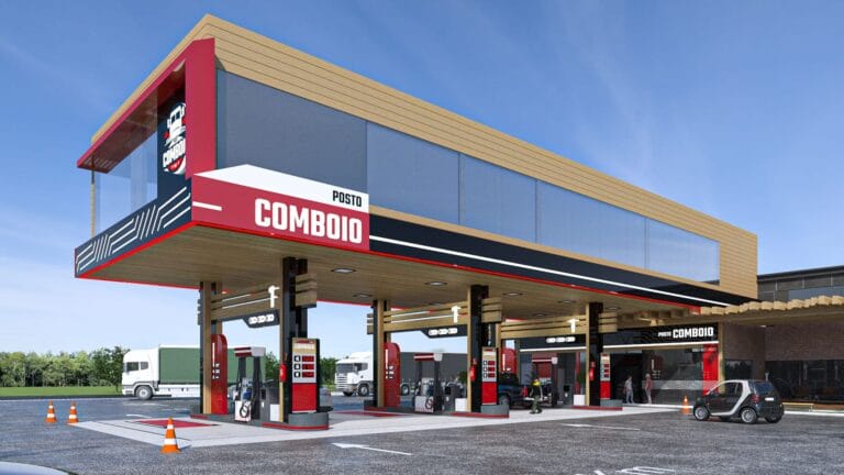 Projeto de arquitetura posto de gasolina Londrina PR