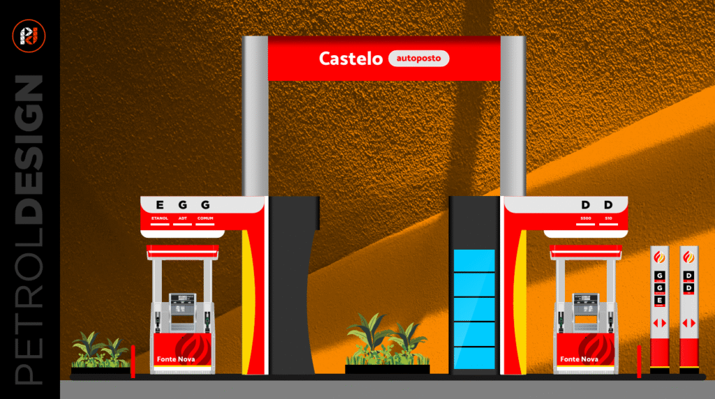 Identidade visual posto de combustível