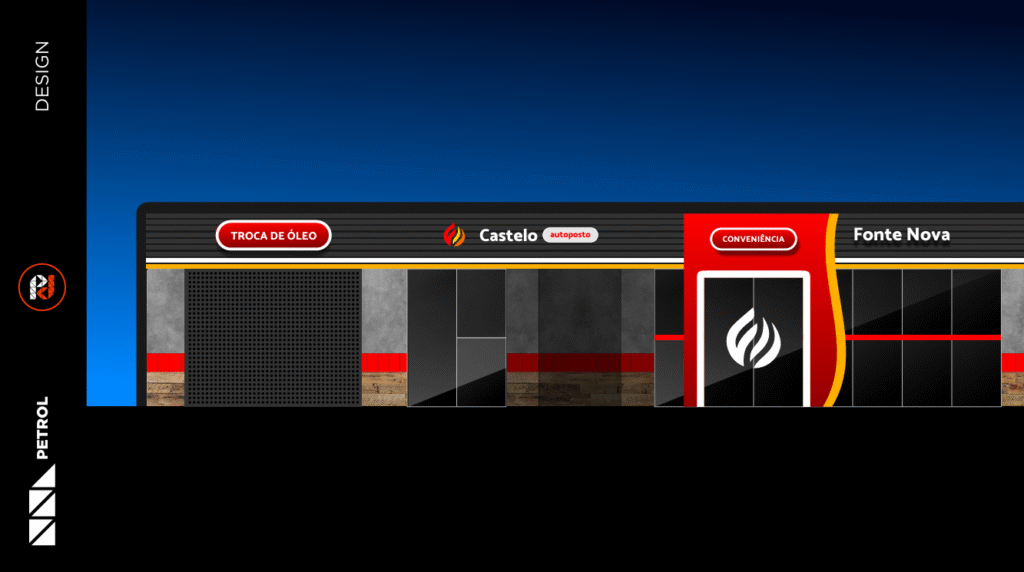 Identidade visual posto de gasolina