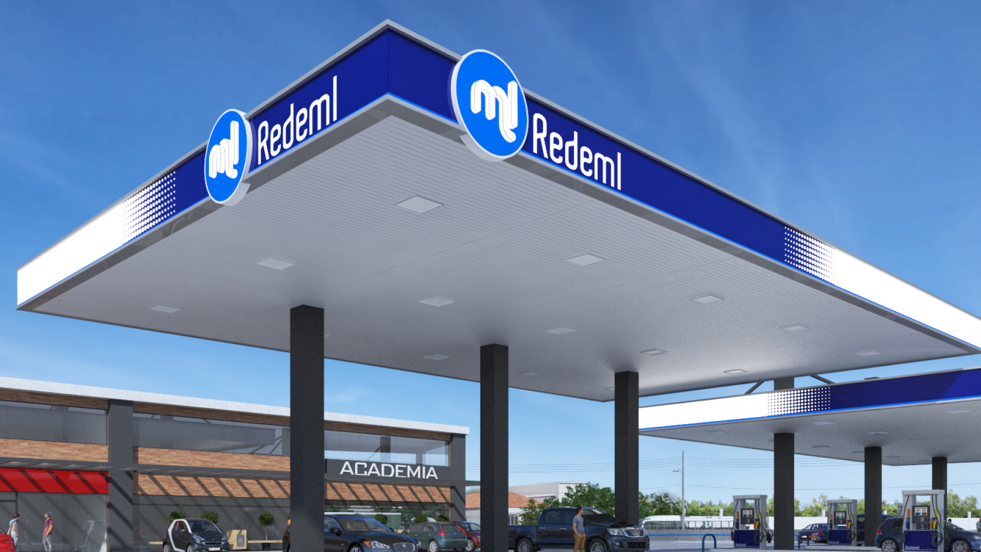letreiro para posto de gasolina