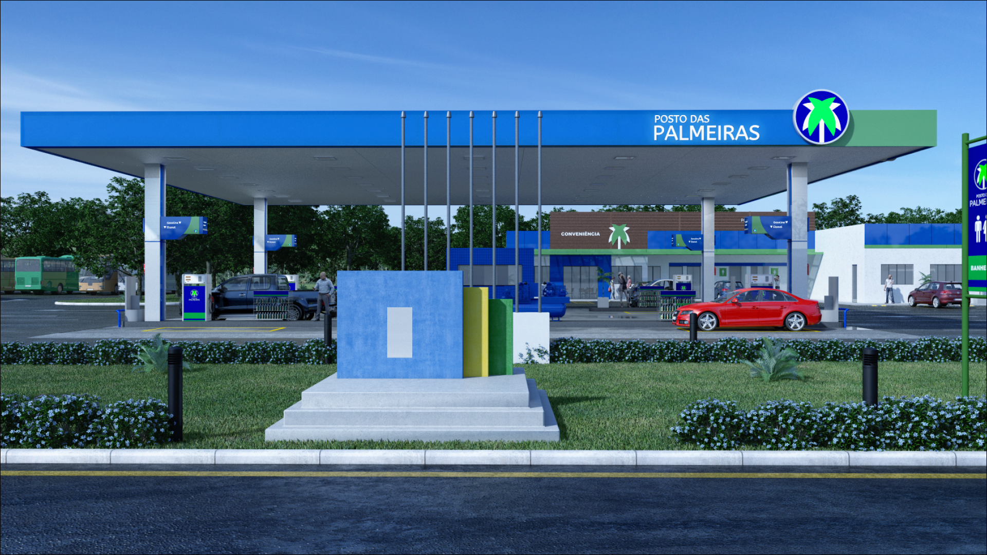 Projeto de design posto