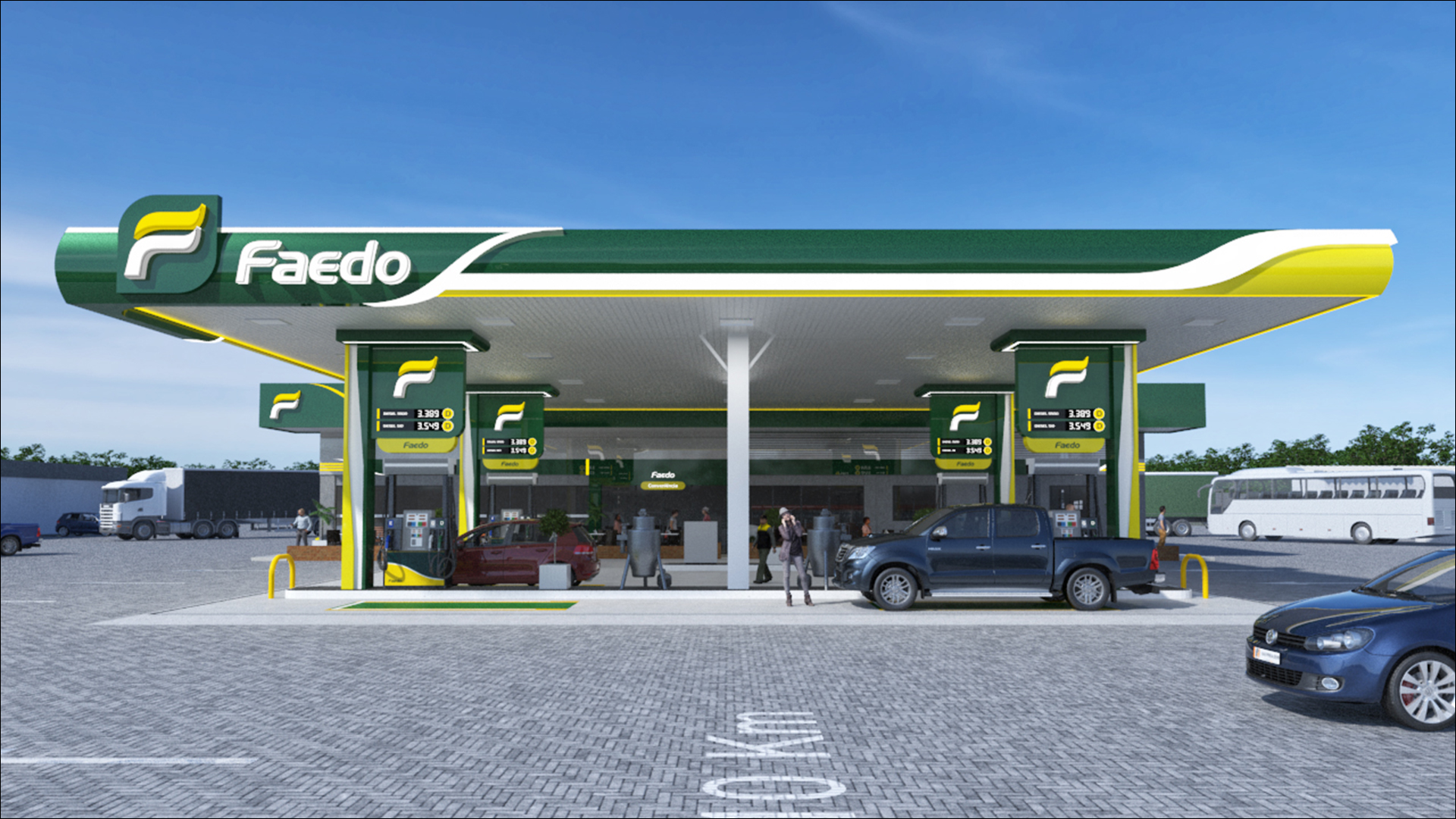 Identidade visual posto de gasolina