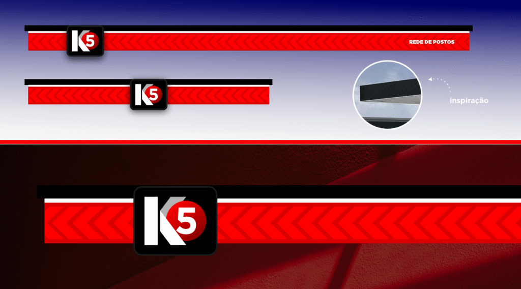 Projeto visual posto de gasolina