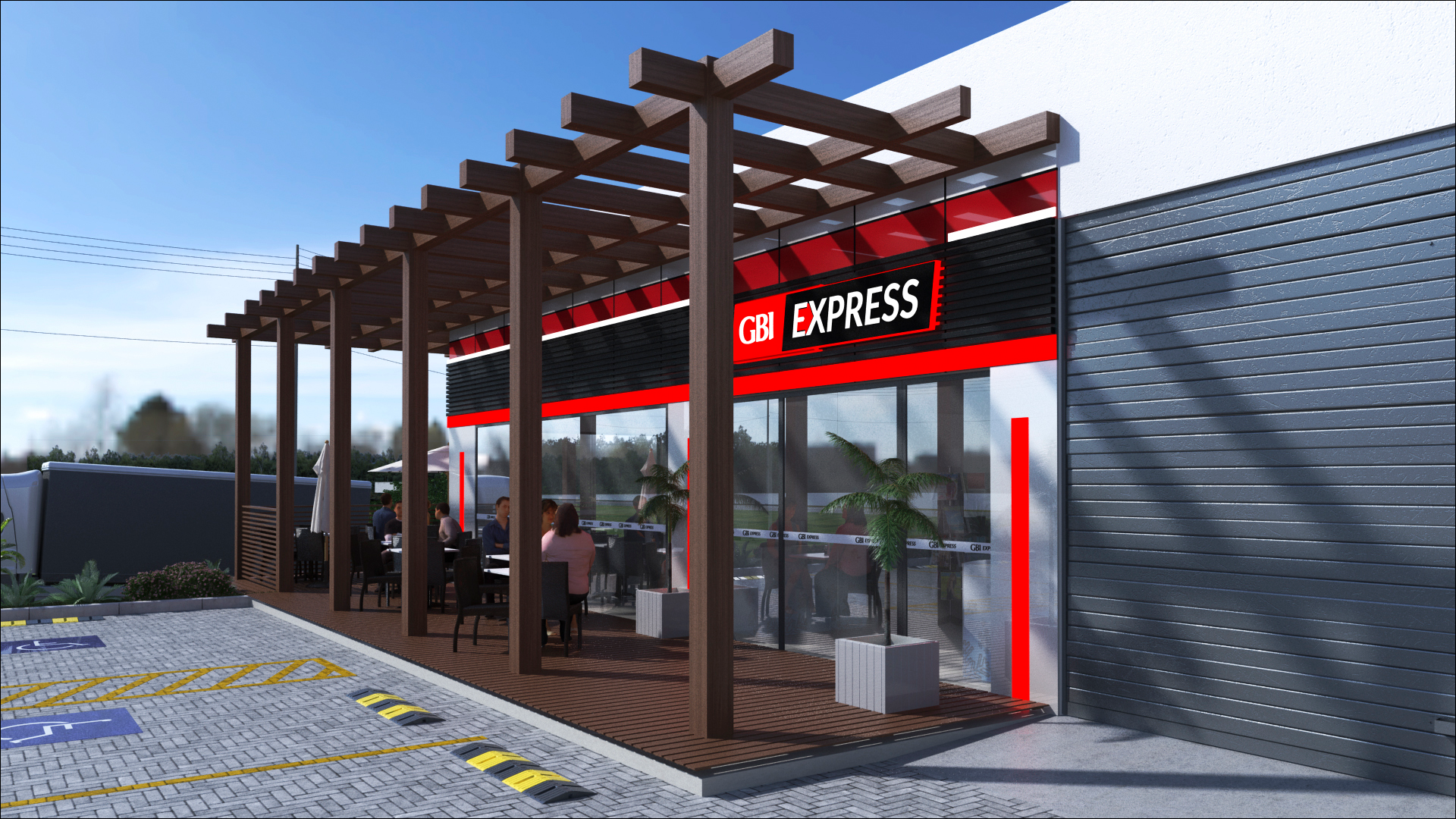Projeto de design posto de combustível
