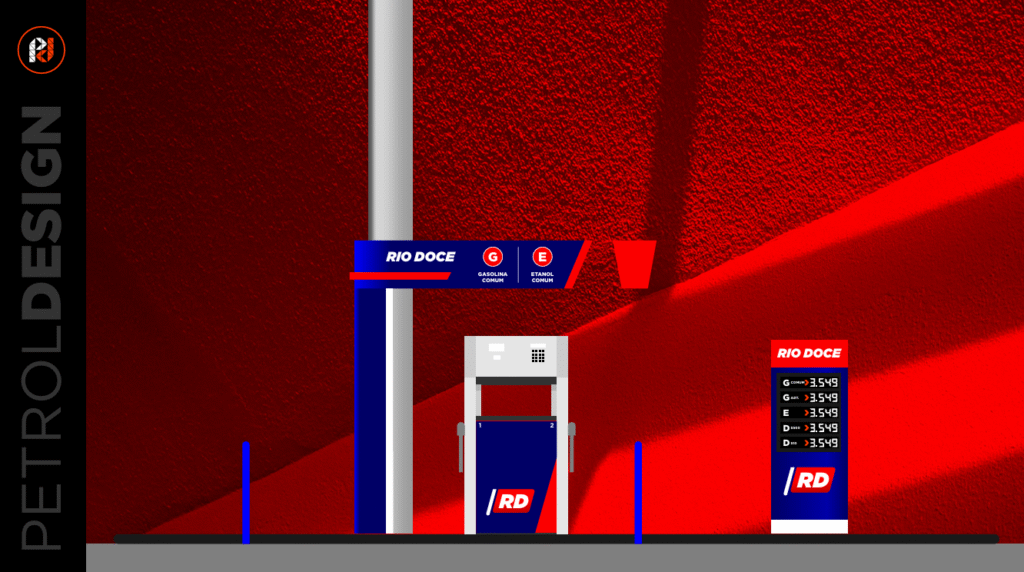 Identidade visual posto de gasolina