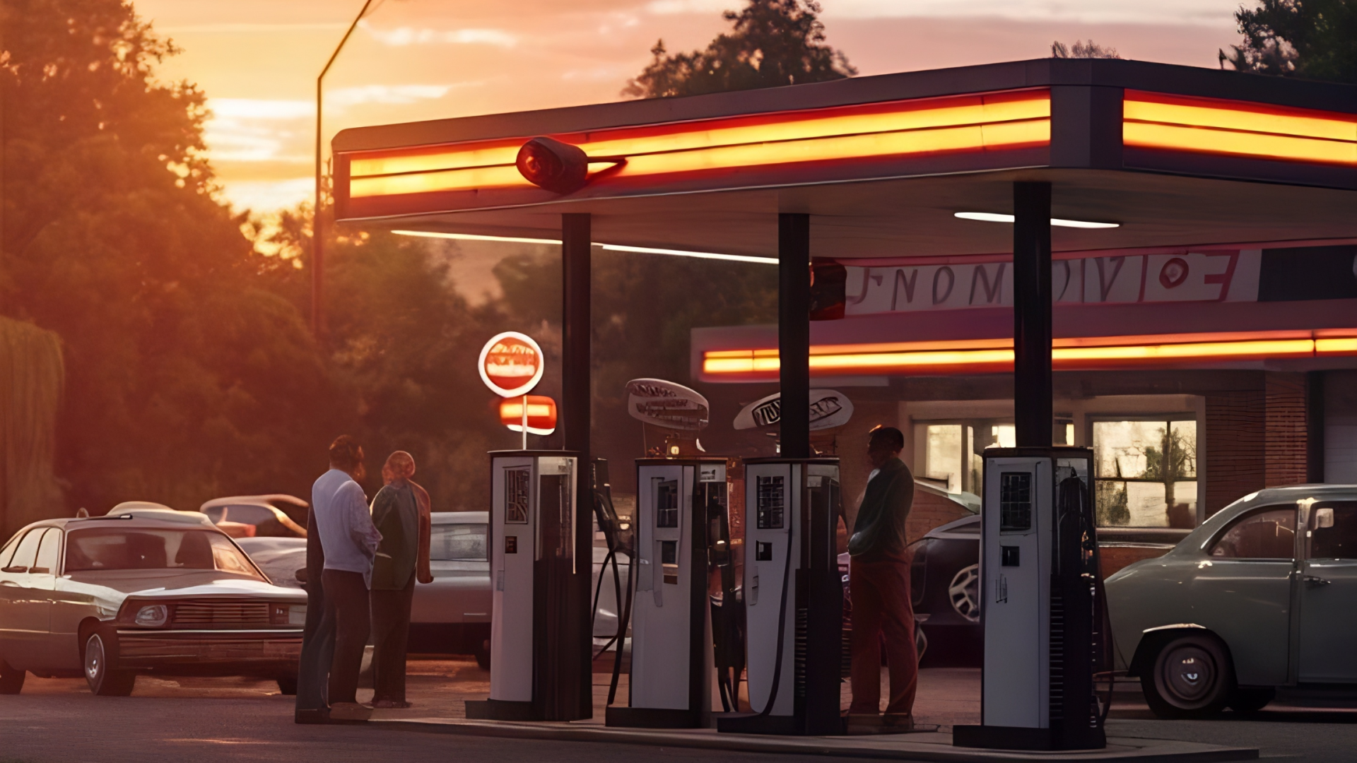 identidade visual posto de gasolina