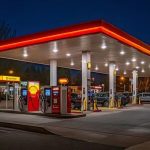 posto bandeira branca ou posto com bandeira em posto de gasolina