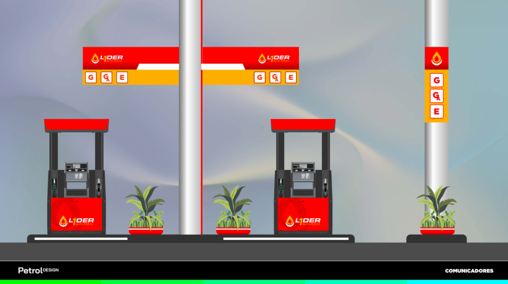 Identidade visual posto de gasolina
