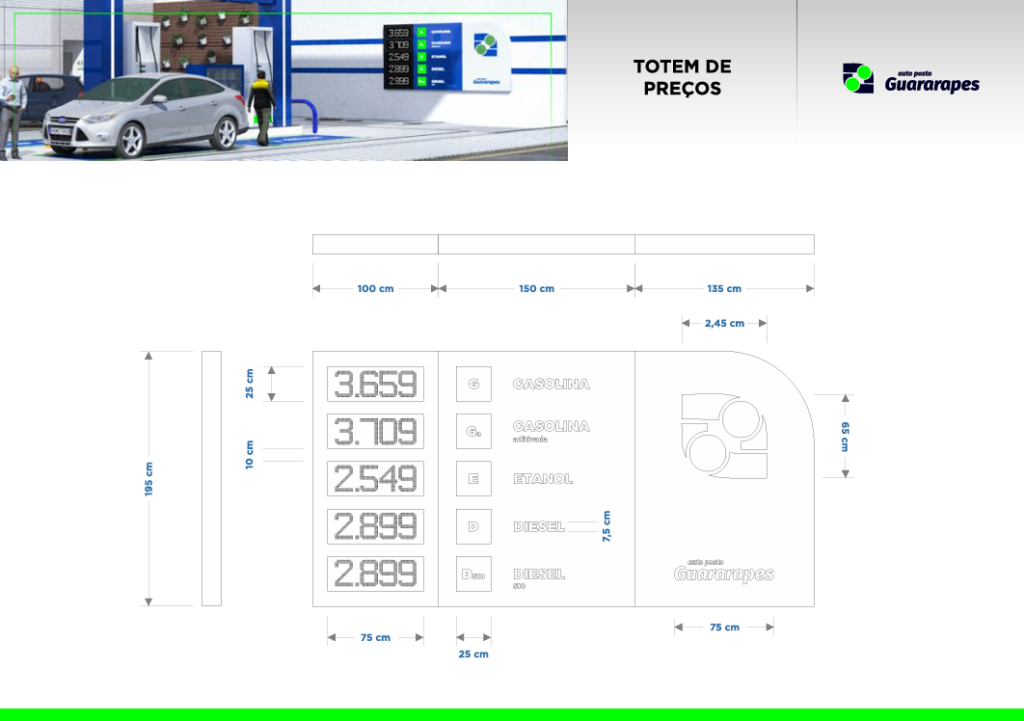Memorial descritivo posto de combustivel