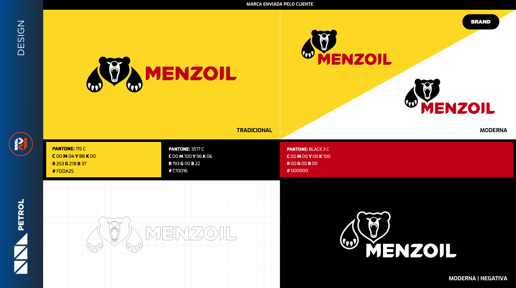 Identidade visual posto